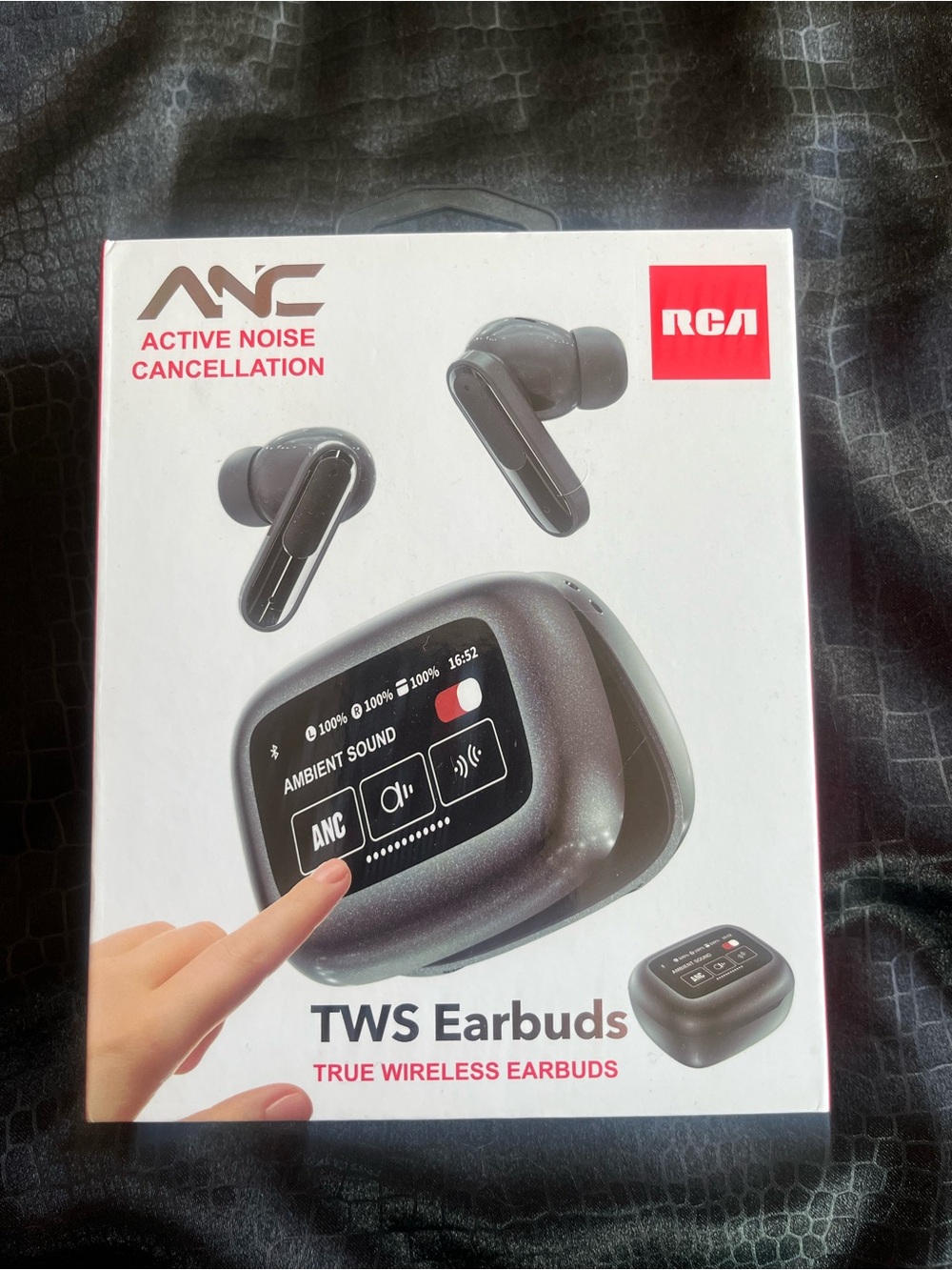 RCA TWS True Wireless Earbuds - Black NIP